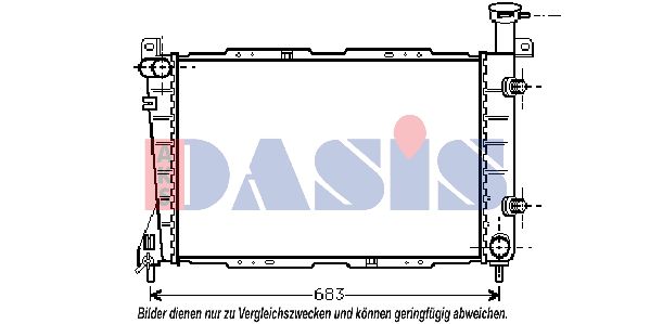 AKS DASIS Radiators, Motora dzesēšanas sistēma 520610N
